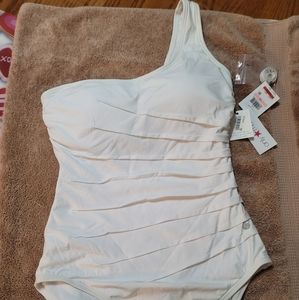 NWT  WHITE CALVIN KLEIN BATHINGSUITE